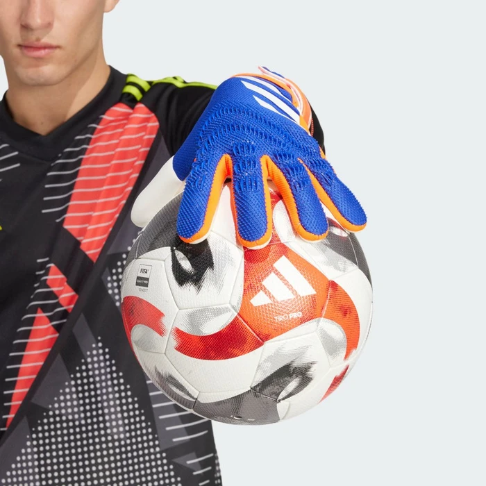 adidas Predator Competition Torwarthandschuhe lucid blue/solar red/white