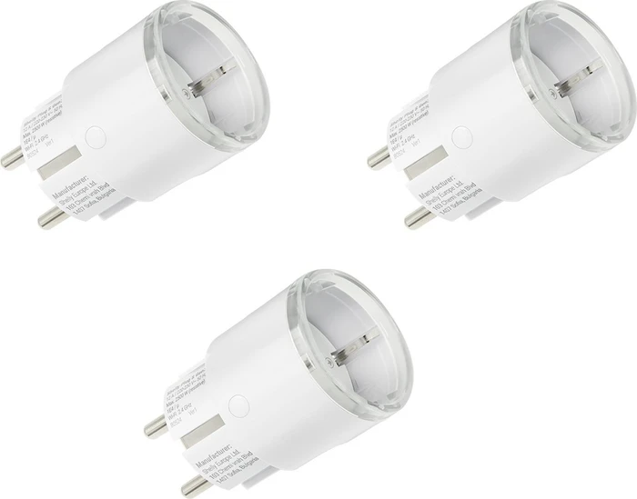 Shelly Plug S Gen3, weiß, 2500W, Smart-Steckdose, 3er-Pack