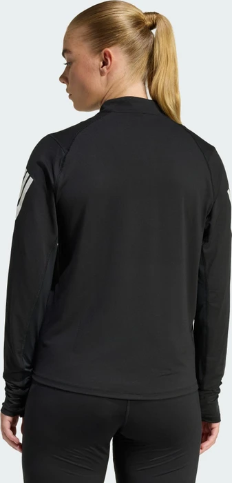 adidas Adi365 Iconic Running Half Zip Laufshirt langarm schwarz (Damen)