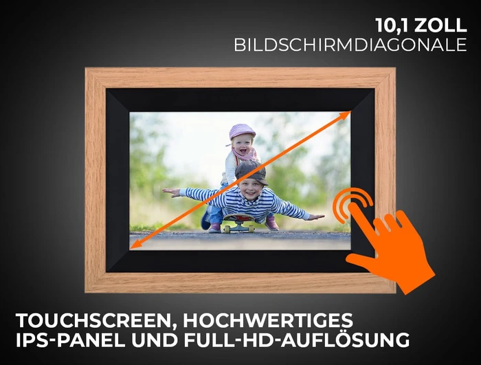 Rollei Smart Frame WiFi 105 10.1", braun