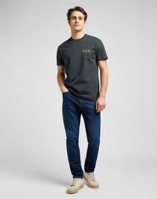 Lee Relaxed Graphic T-Shirt kurzarm washed black (Herren)