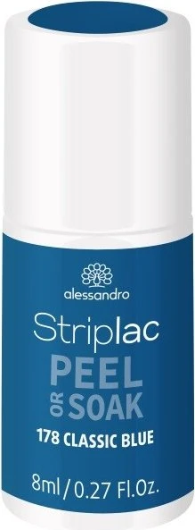 Alessandro StripLac Peel Or Soak Nagellack 178 classic blue, 8ml
