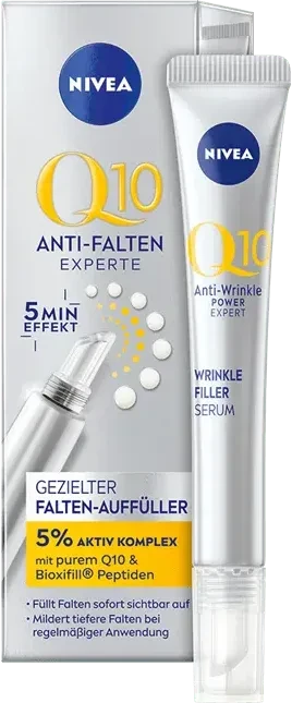 Nivea Q10 Anti-Falten Experte Gezielter Falten-Auffüller Serum, 15ml