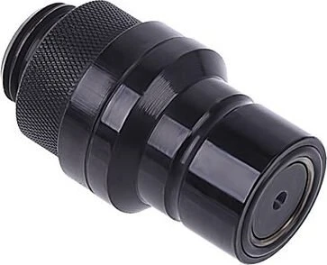 Alphacool Eiszapfen G1/4" AG Schnellverschluss Stecker, deep black