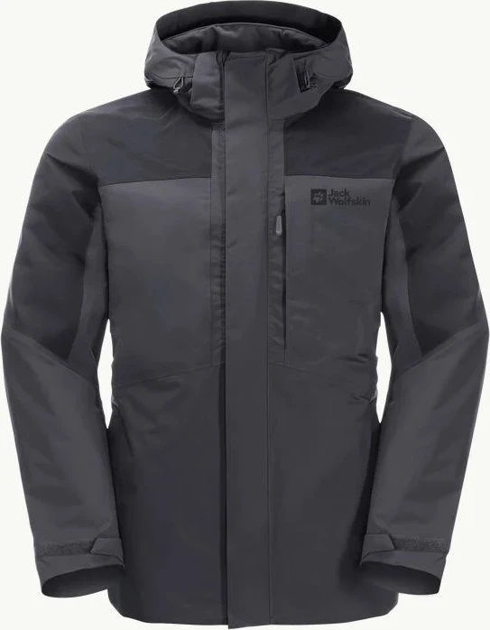 Jack Wolfskin Romberg 3in1 Funktionsjacke ebony (Herren)