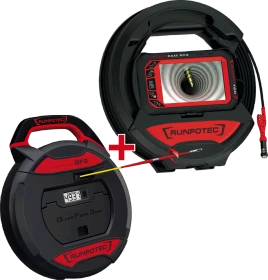 Runpotec RC3 Akku-/Elektro-Inspektionskamera inkl. Akku 3.0Ah + Zubehör