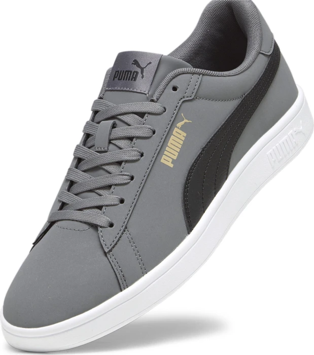 Puma Smash 3.0 Buck Sneakers cool dark grey/puma black/puma gold/puma white (Damen)