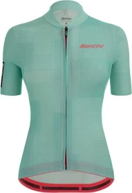 Santini Delta Kinetic Trikot kurzarm türkis (Herren)