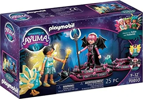 playmobil Ayuma Crystal- und Bat Fairy mit Seelentieren