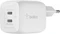 Belkin BoostCharge Pro USB-C-GaN-Ladegerät mit zwei Anschlüssen und PPS (45W) weiß Vorschaubild