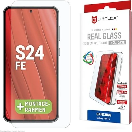Displex Real Glass + Case für Samsung Galaxy S24 FE