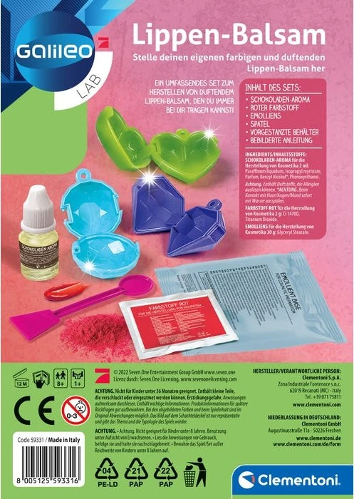 Clementoni Galileo Lippen-Balsam