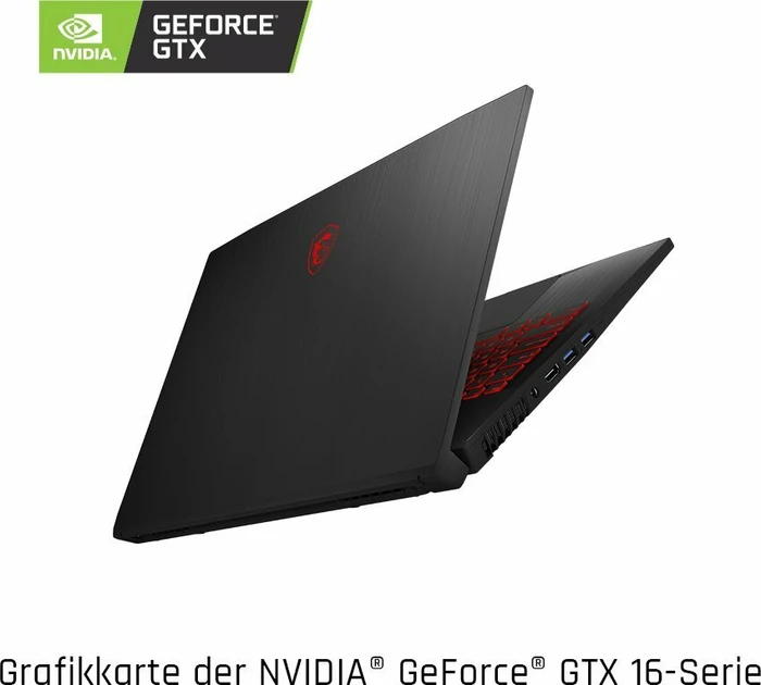 MSI GF75 Thin 10SDR-420, Core i7-10750H, 16GB RAM, 256GB SSD, 1TB HDD, GeForce GTX 1660 Ti, DE