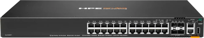 HPE Aruba CX 6200F Series Rackmount Gigabit Managed Switch, 24x RJ-45, 4x SFP