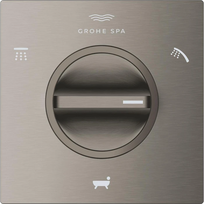 Grohe Allure 3-Wege Umstellung hard graphite gebürstet