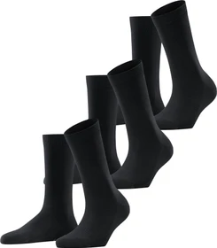 Falke Family Socken schwarz, 3 Paare (Damen)