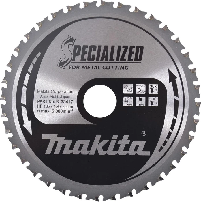 Makita Specialized Kreissägeblatt 60Z, 185x1.9x30mm, 1 Stück