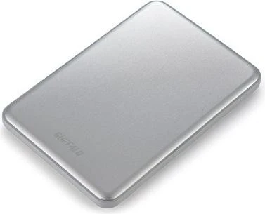 Buffalo MiniStation Slim, silber, 1TB, USB 3.0 Micro-B