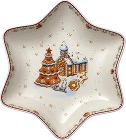 Villeroy & Boch Winter Bakery Delight Sternschale mittel Lebkuchendorf 24.5cm
