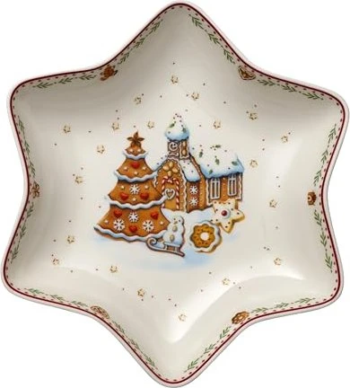 Villeroy & Boch Winter Bakery Delight Sternschale mittel Lebkuchendorf 24.5cm