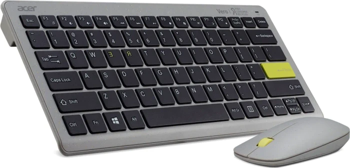 Acer Vero Wireless Keyboard and Mouse Combo AAK125 grau, USB, DE