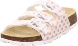Superfit Fussbettpantoffel Sandale weiß/rosa (Junior)