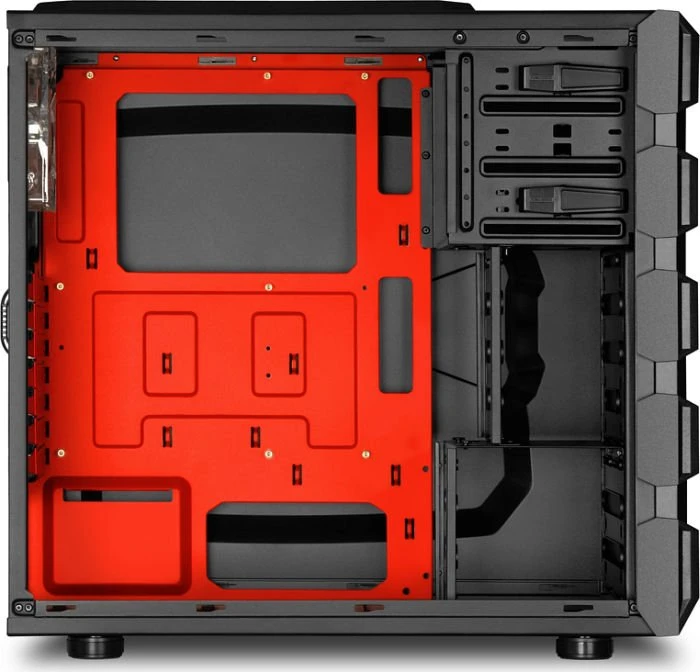 Sharkoon BD28 rot, Acrylfenster