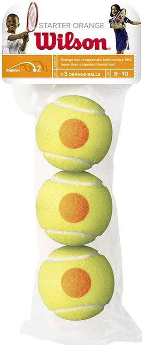 Wilson Roland Garros Mini Jumbo Tennisbälle gelb, 3 Stück