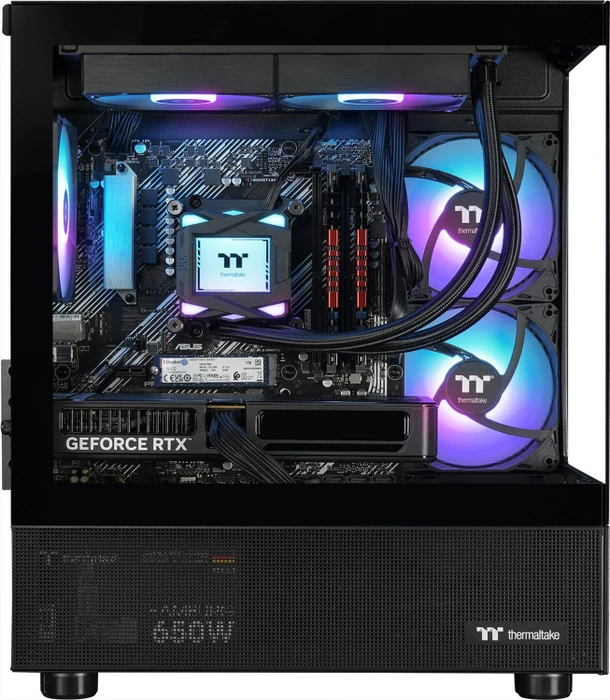 Thermaltake FTW V170A, Black, Ryzen 7 7800X3D, 32GB RAM, 1TB SSD, GeForce RTX 5070