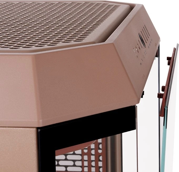 Thermaltake The Tower 600 Gravel Sand, braun, Glasfenster