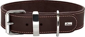 Hunter Aalborg Special Hundehalsband, Leder, strapazierfähhig, komfortabel, 70 L-XL, dunkelbraun