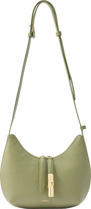Furla Goccia S Schultertasche avocado