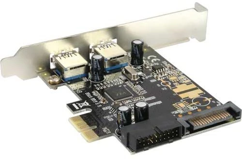 InLine Schnittstellenkarte, 2x USB-A 3.0, 1x USB 3.0 intern, PCIe x1