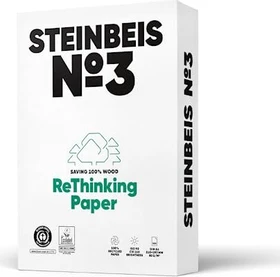 Steinbeis No. 3 Pure White ReThinking Universalpapier weiß, A4, 80g/m², 2500 Blatt