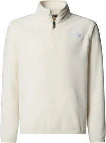 The North Face Glacier 1/4 Zip Fleece Pullover white dune (Junior)