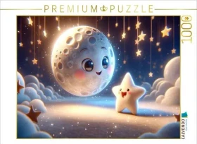 Calvendo Mondgespräche: Der kleine Stern und der Mond
