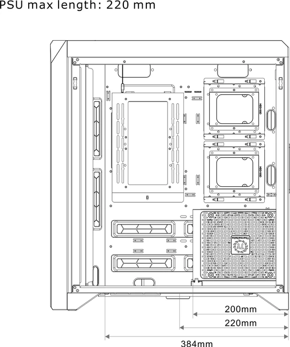 Thermaltake CTE C700 Air Snow, weiß, Glasfenster