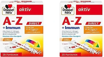 Doppelherz aktiv A-Z + Immun Direct Granulat, 20 Stück