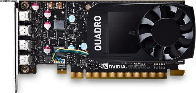 PNY Quadro P1000 V2, 4GB GDDR5, 4x mDP, Smallbox