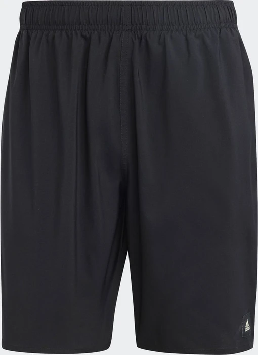 adidas Solid CLX Classic-Length Badeshorts black/lucid lemon (Herren)