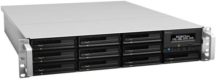 Synology RackStation RS10613xs+ 15TB, 8GB RAM ECC, 4x RJ-45 1000Base-T, 4x USB 2.0, 2HE