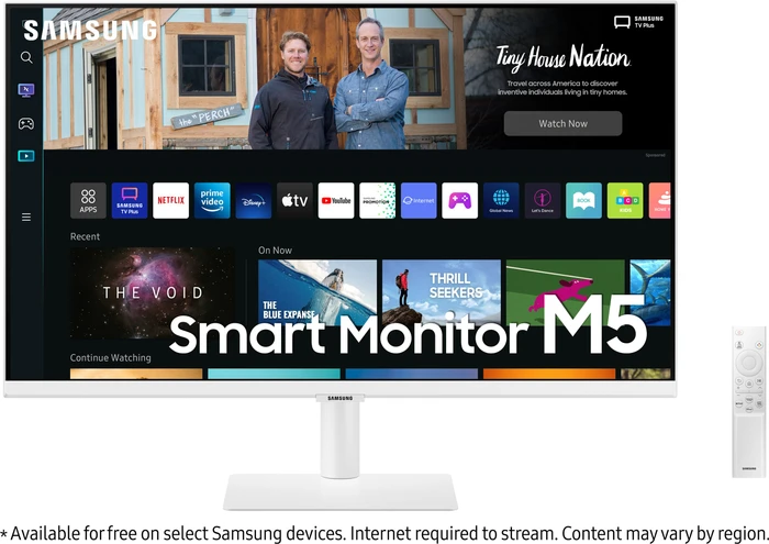 Samsung Smart Monitor M5 M50B, weiß, 32"
