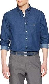 Gant Regular Fit Indigo Hemd langarm dark indigo (Herren)