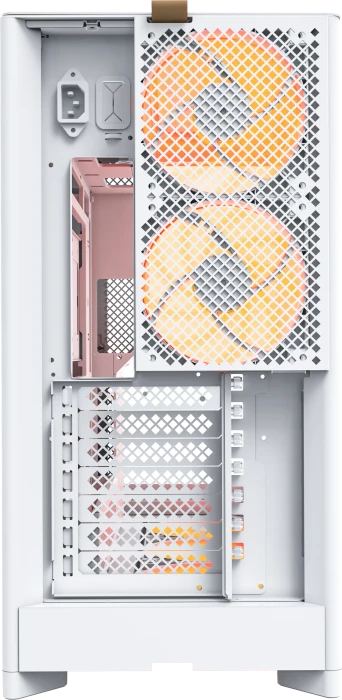 Montech HS02 Pro White, Glasfenster