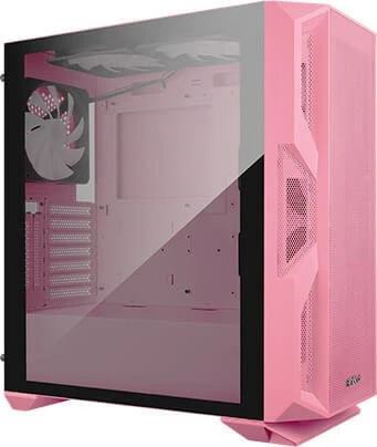 Antec NX800 pink, Glasfenster