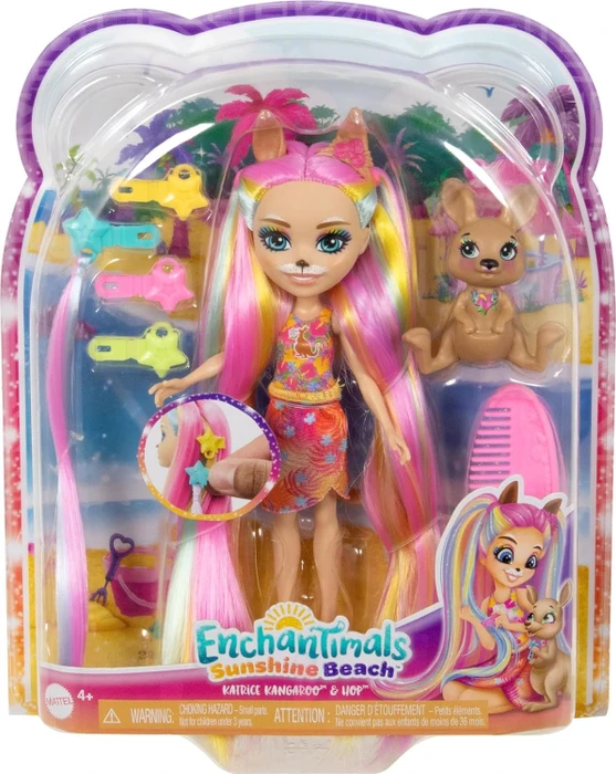 Mattel Enchantimals - Sunshine Beach Katrice Kangaroo und Hop