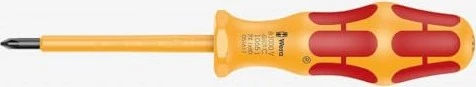 Wera Kraftform Plus Serie 1000 VDE 1065 i PZ Pozidriv Schraubendreher, PZ1x80mm