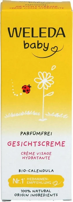 Weleda Baby Calendula Gesichtscreme parfümfrei, 50ml