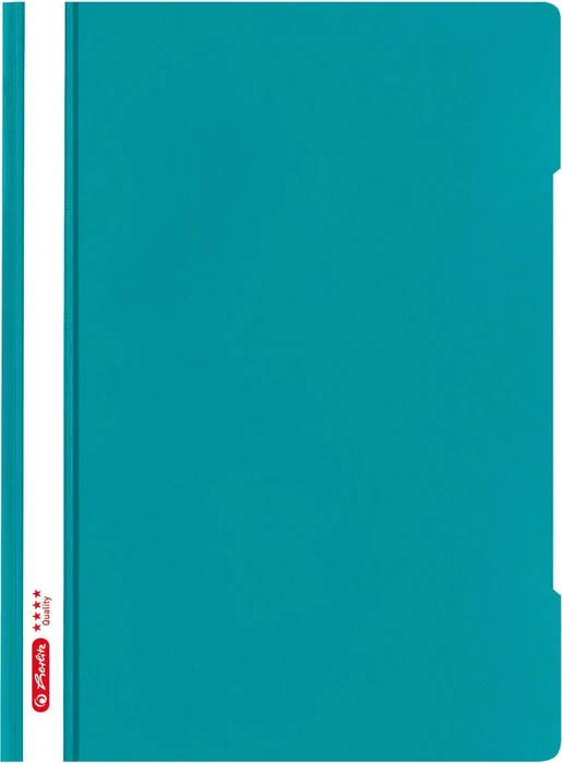 Herlitz Schnellhefter Kunststoff, A4, caribbean turquoise