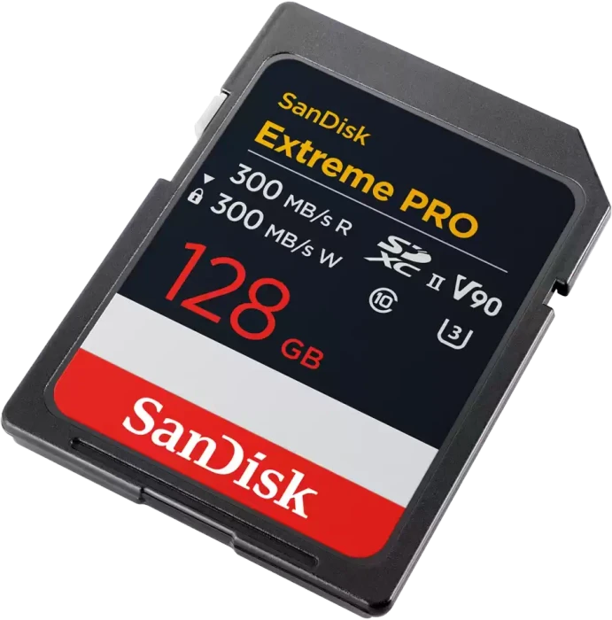 SanDisk Extreme PRO R300/W300 128GB, UHS-II U3, Class 10